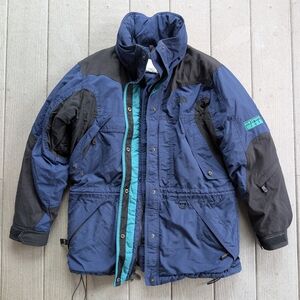 The North Face Blue and Black Jacket